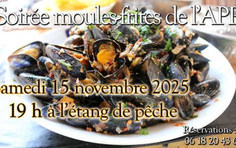 Repas moules frites de l'APP