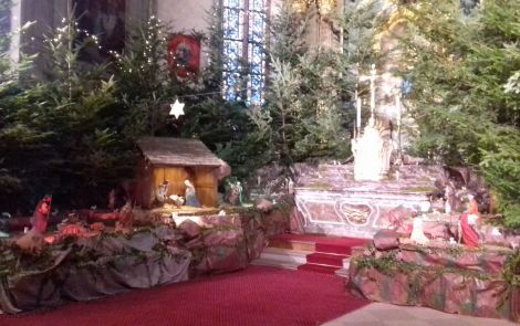 La crèche de l'Eglise Notre-Dame de l'Assomption