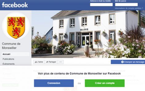 Retrouvez la Commune de Monswiller sur Facebook