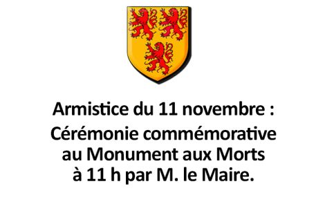 Cérémonie du 11 novembre