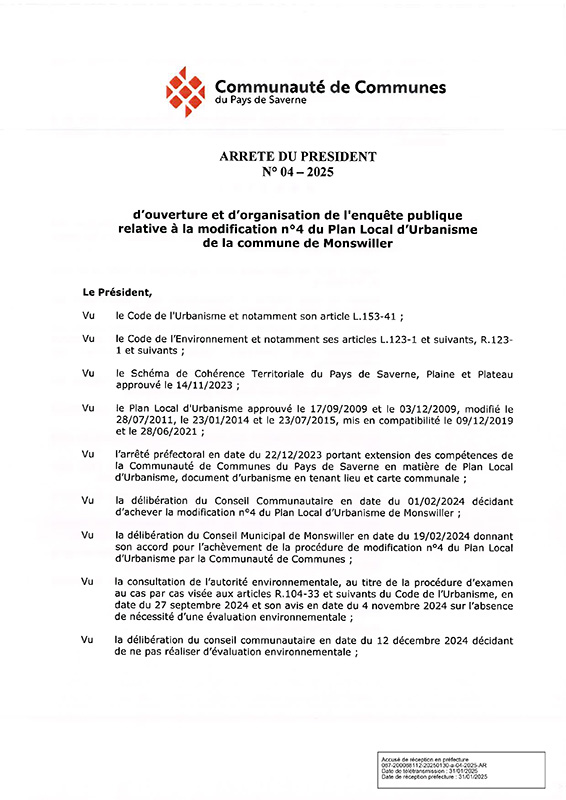 CCPS ARRETE 2025-04 OUVERTURE ET ORGANISATION EP CONTROLE LEGALITE-1 800
