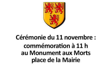 Cérémonie du 11 novembre