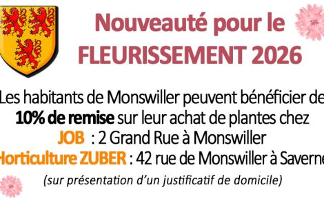 Fleurissement 2026