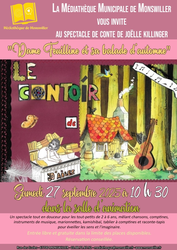 spectacle 2-6 ans septembre