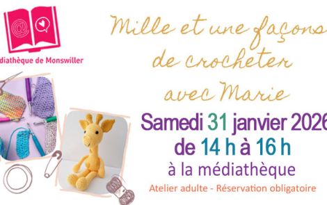 Atelier crochet de Marie