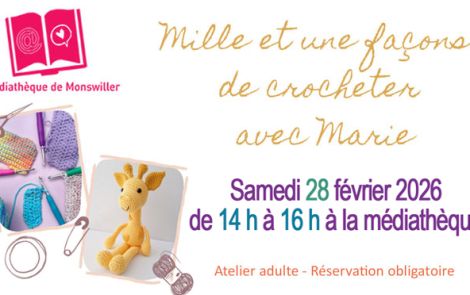 Atelier crochet de Marie