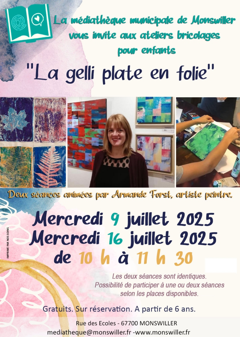 Atelier gelli plate