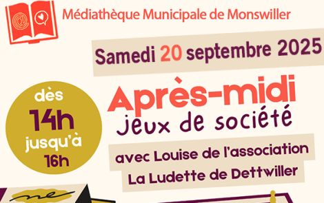 Après-midi jeux de société